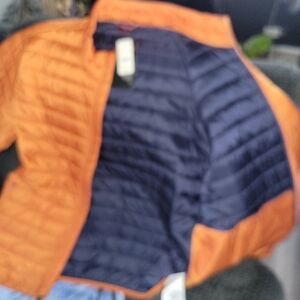Brooks Brothers Orange Quilted Jacket